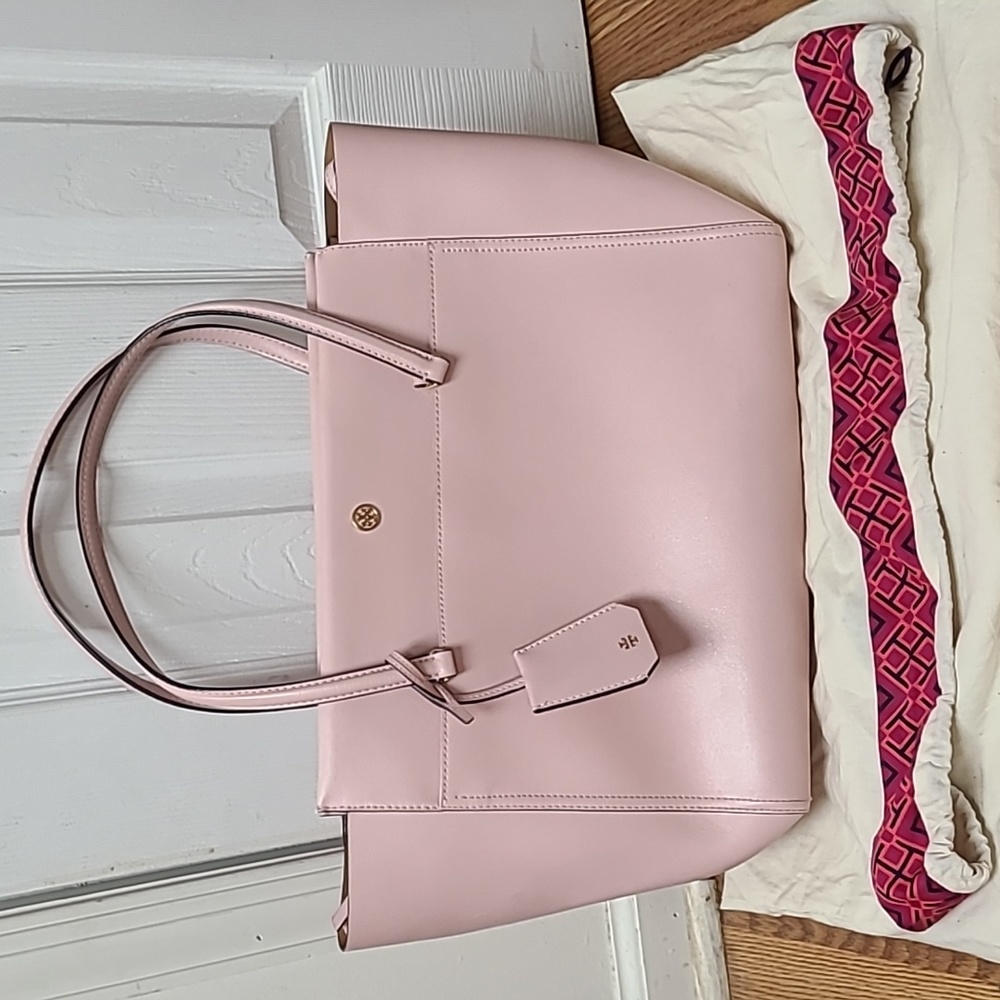 Tory Burch Parker Large Tote Pink Bag